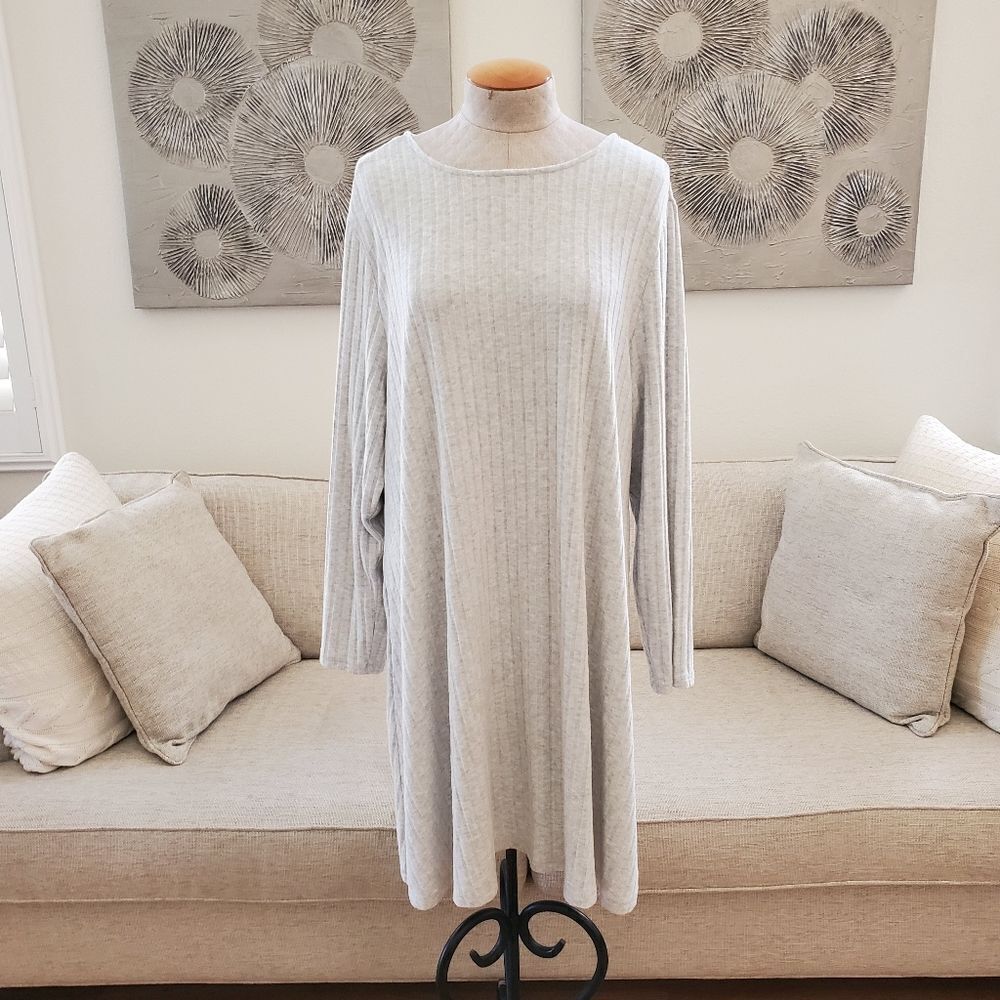 Style & Co Plus Size Ribbed-Knit Dress sz 3x - Picture 2 of 11
